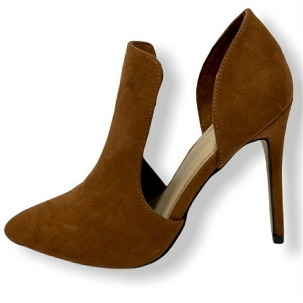 Women's Anne Michelle camel stiletto pump
